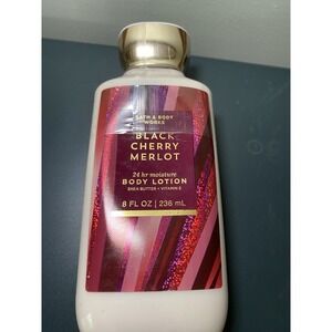 Bath & Body Works Black Cherry Merlot Body Lotion - New, Sealed, Full 8 Oz